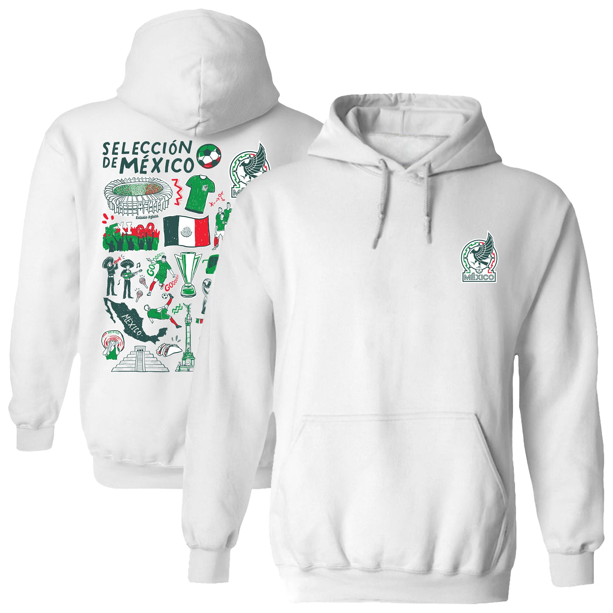 Explore mexico national team vive la fete women8217s impressions artwork pullover hoodie – white – Canada World Cup T-Shirts and Jerseys