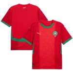 Explore morocco national team puma 2025 home replica jersey – red – Canada World Cup T-Shirts and Jerseys