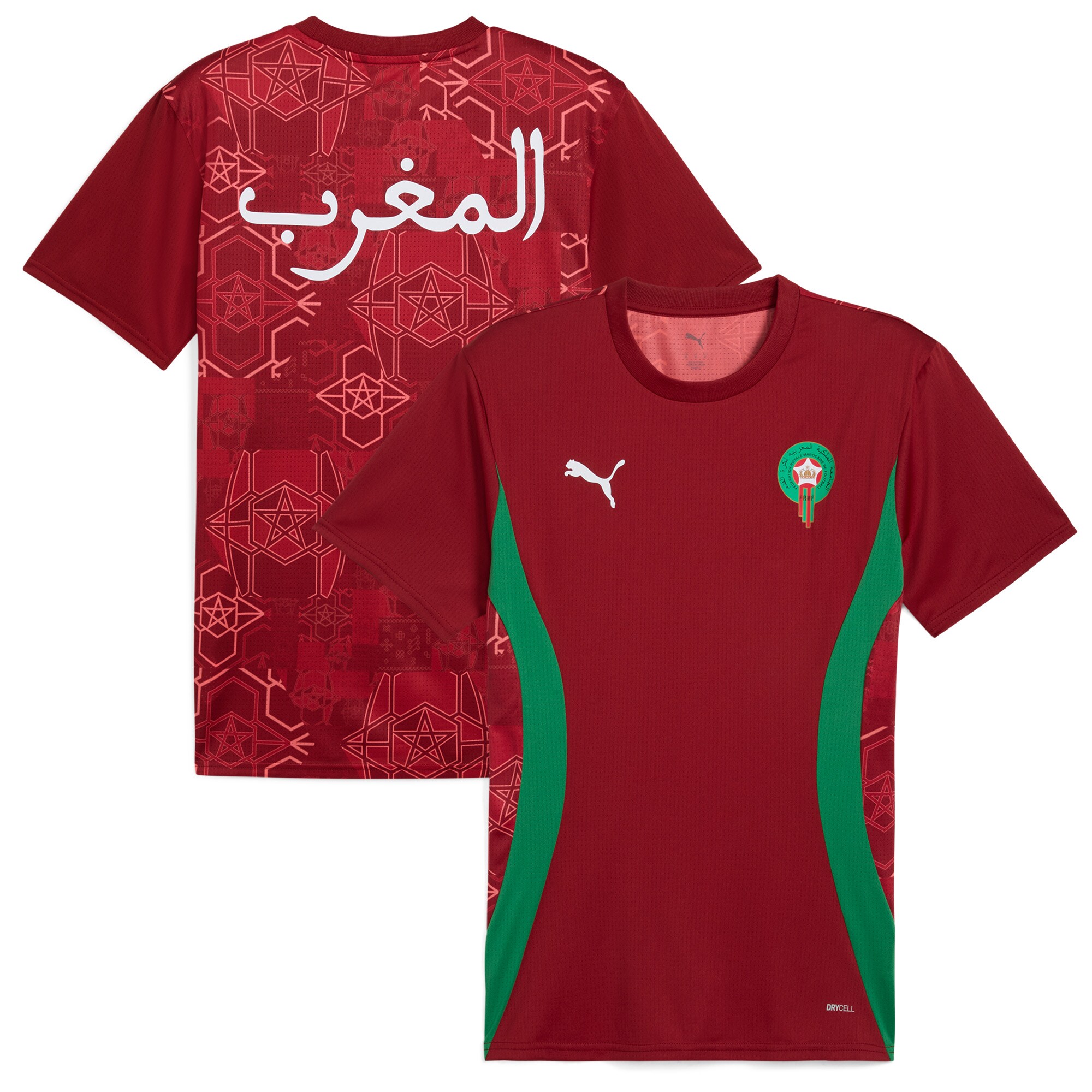 Explore morocco national team puma 2025 pre-match jersey – red – Canada World Cup T-Shirts and Jerseys