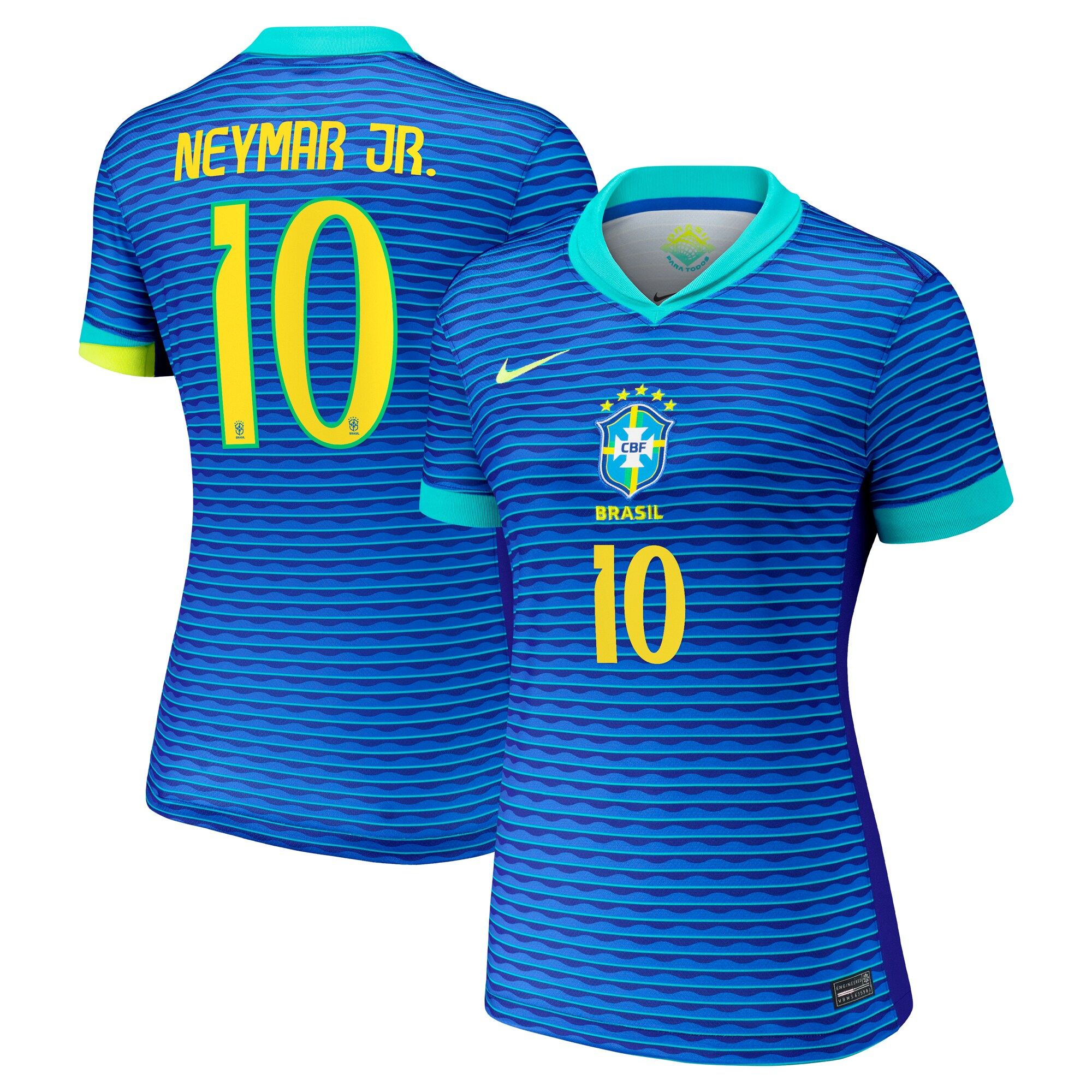 Explore neymar jr. brazil national team nike women8217s 2024 away stadium replica player jersey – blue – Canada World Cup T-Shirts and Jerseys