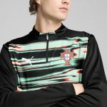 Explore portugal national team puma 2025 pre-match quarter-zip top – black – Canada World Cup T-Shirts and Jerseys