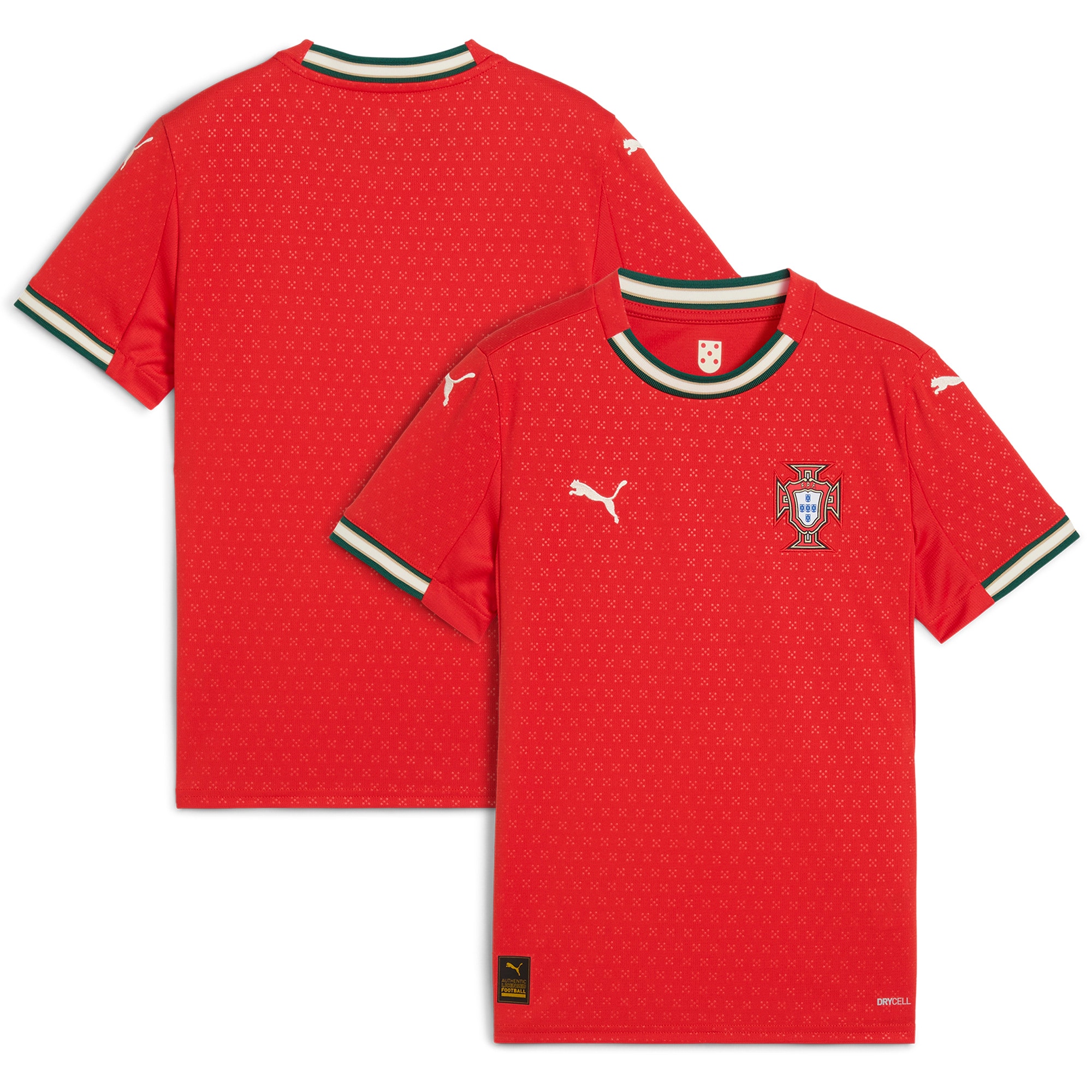 Explore portugal national team puma youth 2025 home replica jersey – red – Canada World Cup T-Shirts and Jerseys