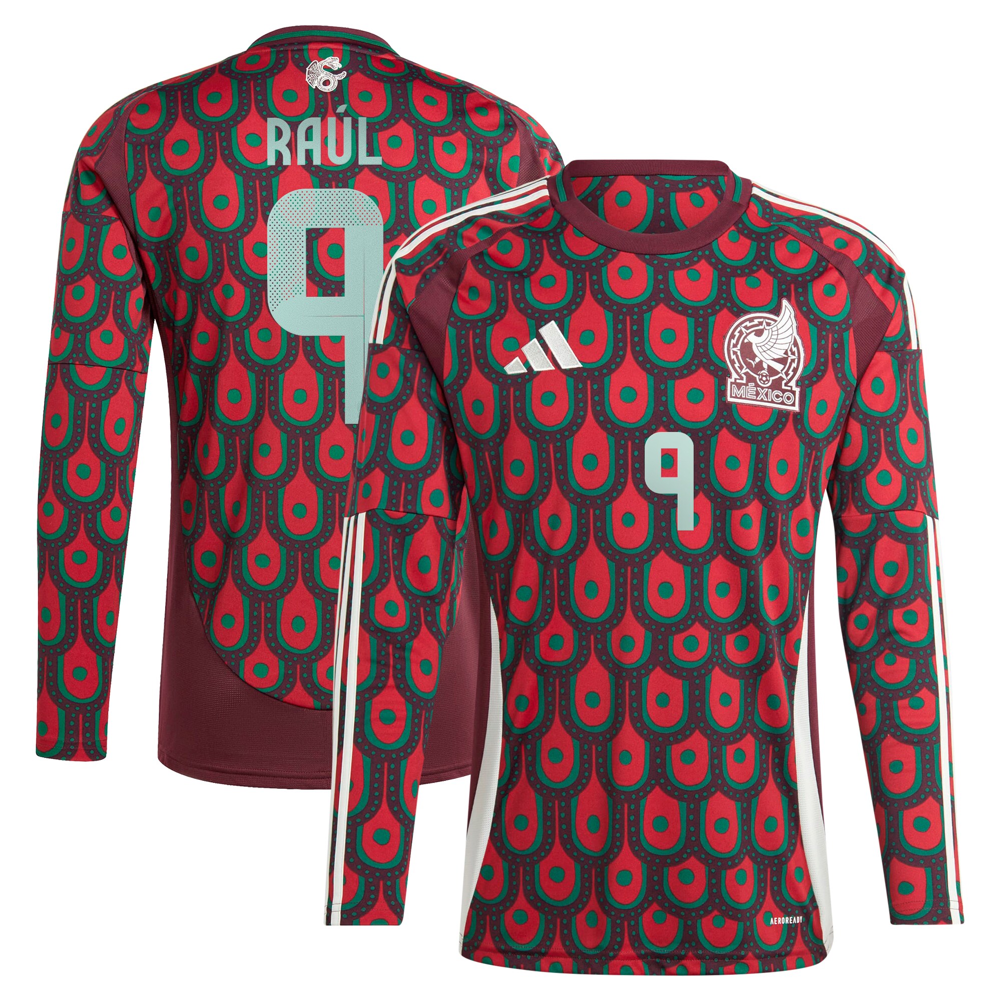 Explore raul jimenez mexico national team adidas 2024 home replica player long sleeve jersey – burgundy – Canada World Cup T-Shirts and Jerseys