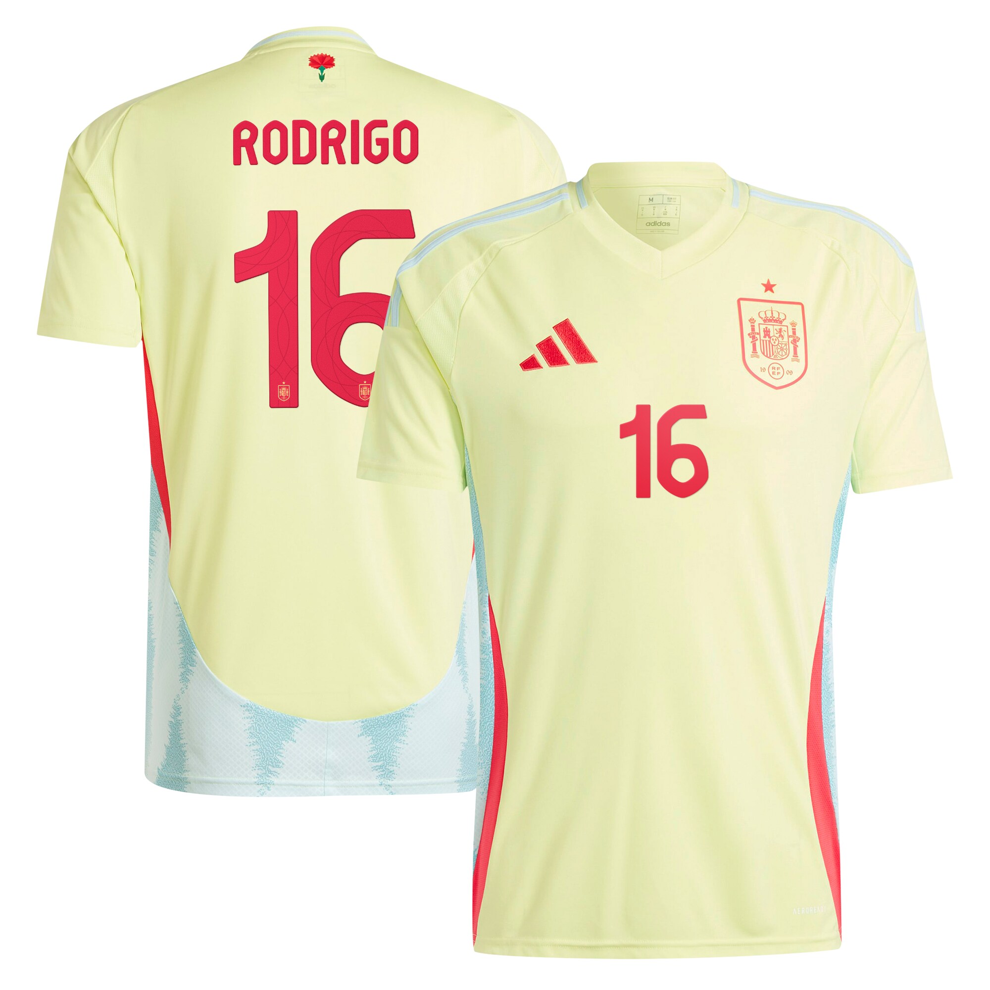 Explore rodrigo spain national team adidas 2024 away authentic jersey – yellow – Canada World Cup T-Shirts and Jerseys