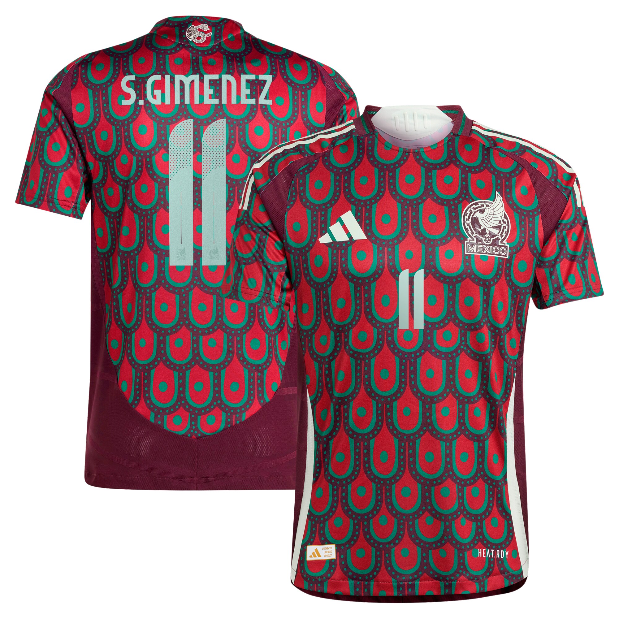 Explore santiago giménez mexico national team adidas 2024 home authentic player jersey – burgundy – Canada World Cup T-Shirts and Jerseys