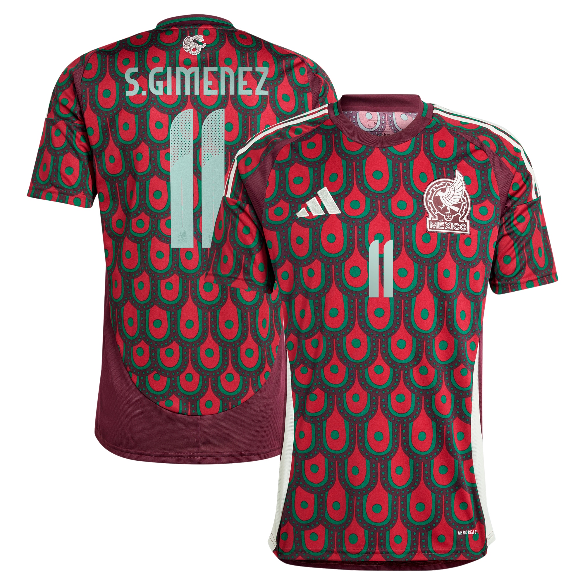 Explore santiago giménez mexico national team adidas 2024 home replica player jersey – green – Canada World Cup T-Shirts and Jerseys