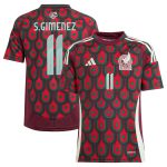 Explore santiago giménez mexico national team adidas youth 2024 home replica player jersey – burgundy – Canada World Cup T-Shirts and Jerseys