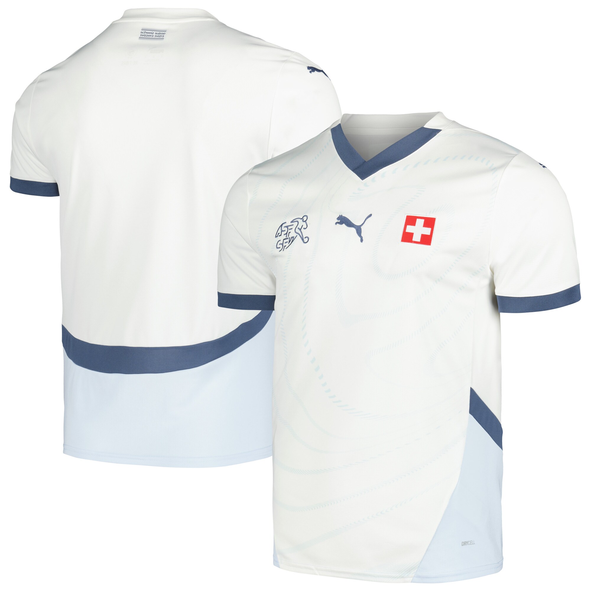 Explore switzerland national team puma 2024 away replica jersey – white – Canada World Cup T-Shirts and Jerseys