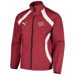 Explore switzerland national team puma 2024 pre-match full-zip hoodie jacket – red – Canada World Cup T-Shirts and Jerseys
